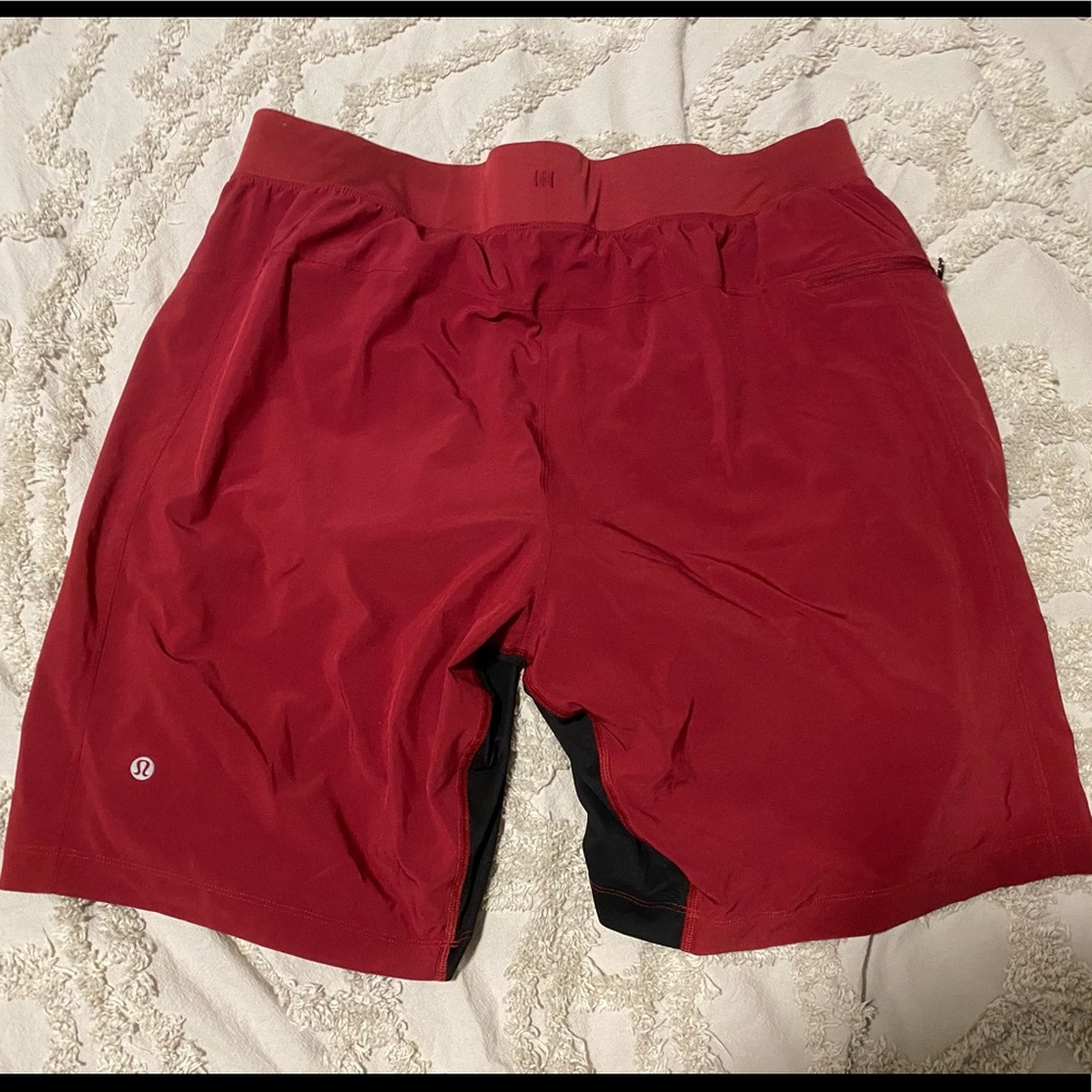 Red Men’s Lululemon Running Shorts GUC